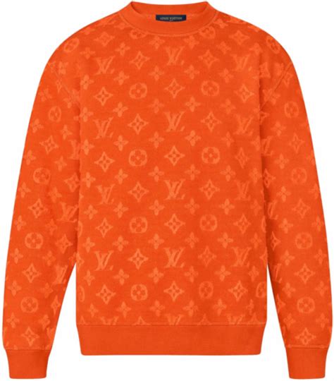 orange louis vuitton crewneck|Louis Vuitton hoodie sizing.